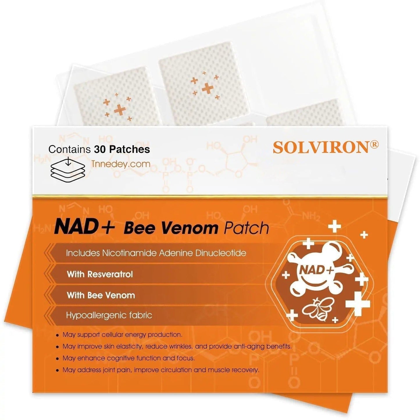 【Official Authorized Store】𝐒𝐎𝐋𝐕𝐈𝐑𝐎𝐍®® NAD+ Bee Venom Patch – Ultimate Skin Rejuvenation & Energy Boost（Last Day Discount：75%）